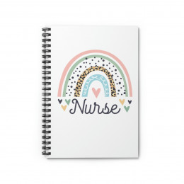 Nurse Rainbow Leopard - Spiral Notebook